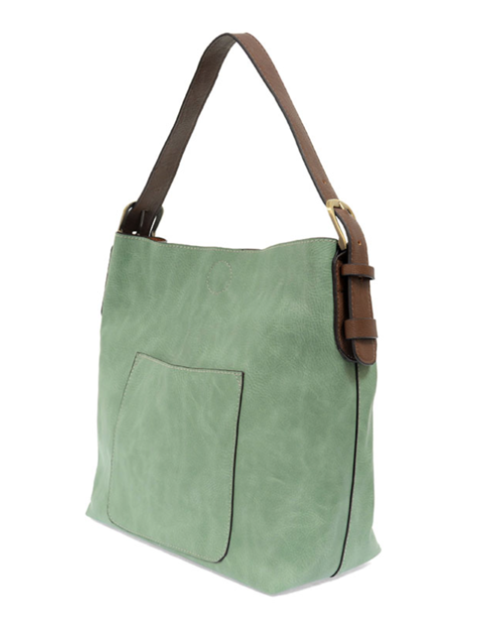 Handbag Hobo Bermuda Green/Coffee Handle