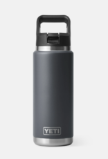 Rambler 26oz Straw Bottle Charcoal