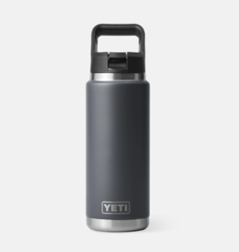 Rambler 26oz Straw Bottle Charcoal