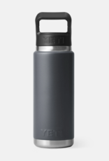 Rambler 26oz Straw Bottle Charcoal