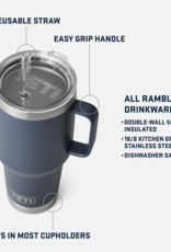 Rambler 35oz Straw Mug Black