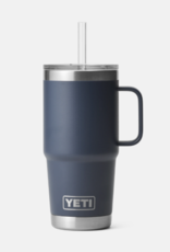 Rambler 25oz Straw Mug Navy