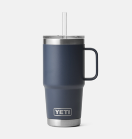 Rambler 25oz Straw Mug Navy