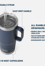 Rambler 25oz Straw Mug Navy