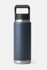 Rambler 26oz Straw Bottle Navy