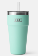 Rambler 26oz Straw Cup Seafoam