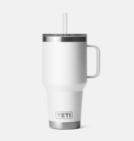 Rambler 35oz Straw Mug White