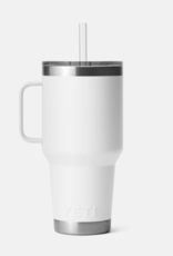 Rambler 35oz Straw Mug White