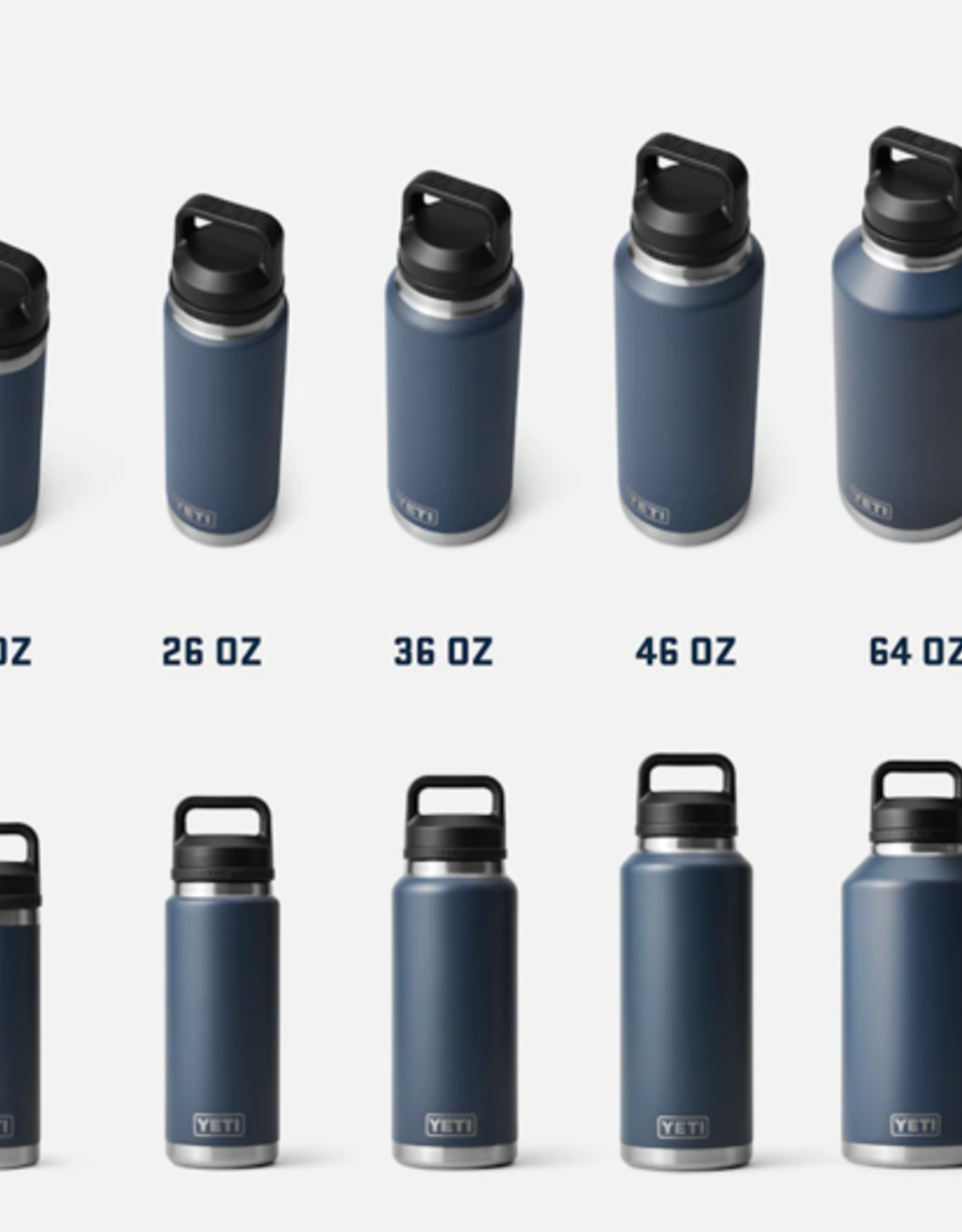 Rambler 18oz Bottle w/Chug Cap Charcoal