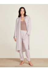 Washed Satin Piped Nightshirt Feather