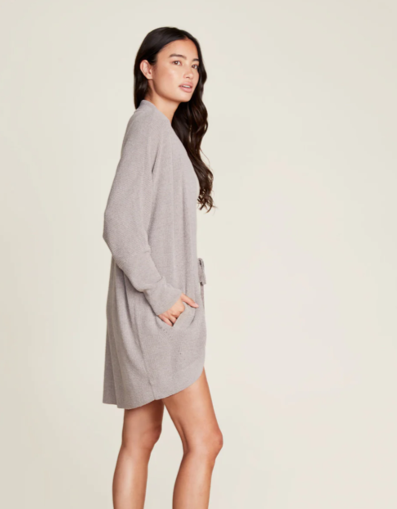 CozyChic Ultra Lite Cocoon Long Cardi Beach Rock