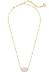Necklace Elisa Gold Iridsnt Drusy