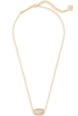 Necklace Elisa Gold Rose Quartz