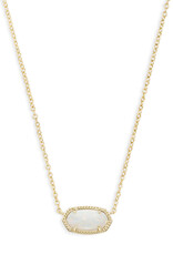 Necklace Elisa Gold White Opal