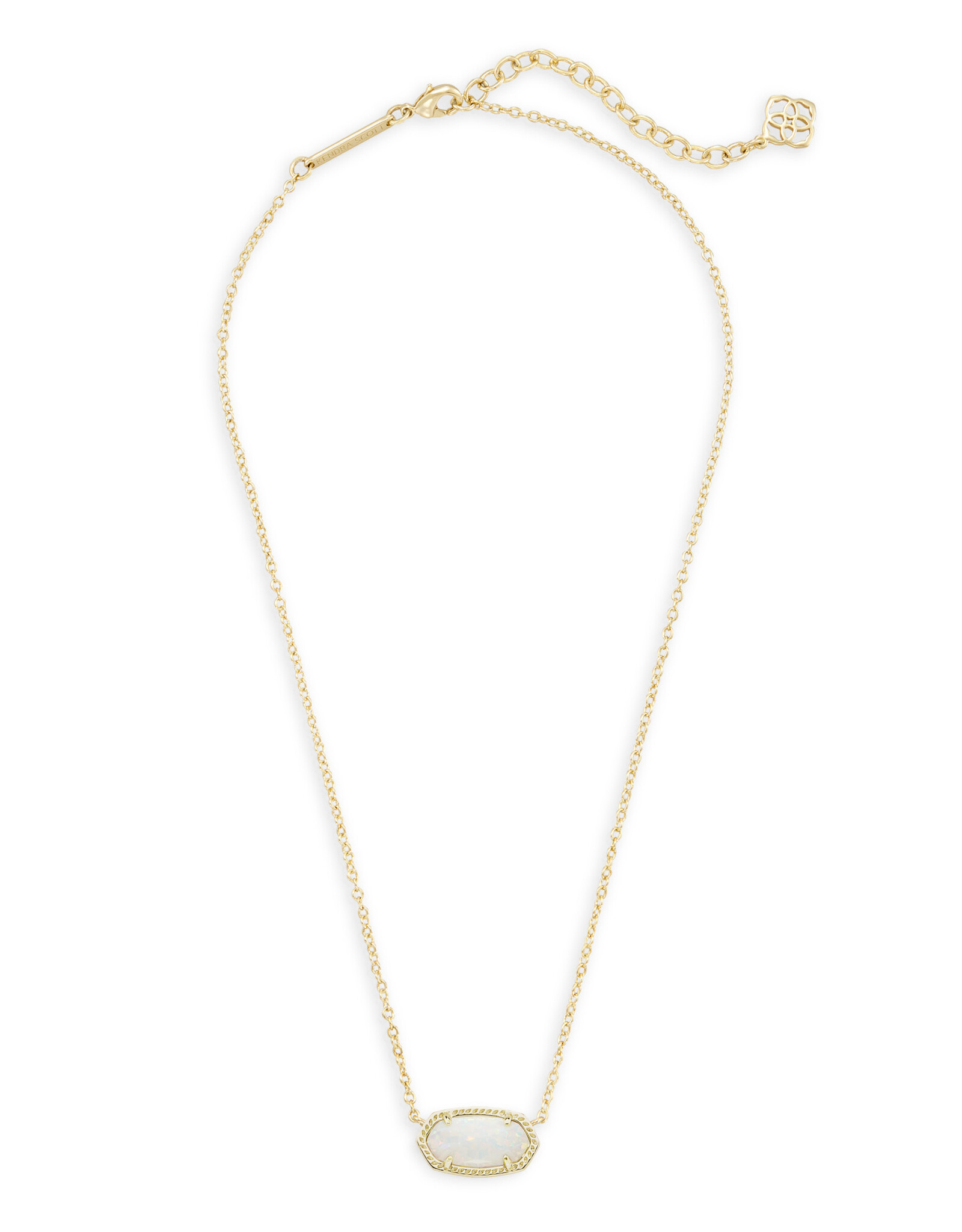 Necklace Elisa Gold White Opal