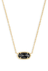 Necklace Elisa Gold Black