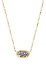 Necklace Elisa Gold Platinum Drusy