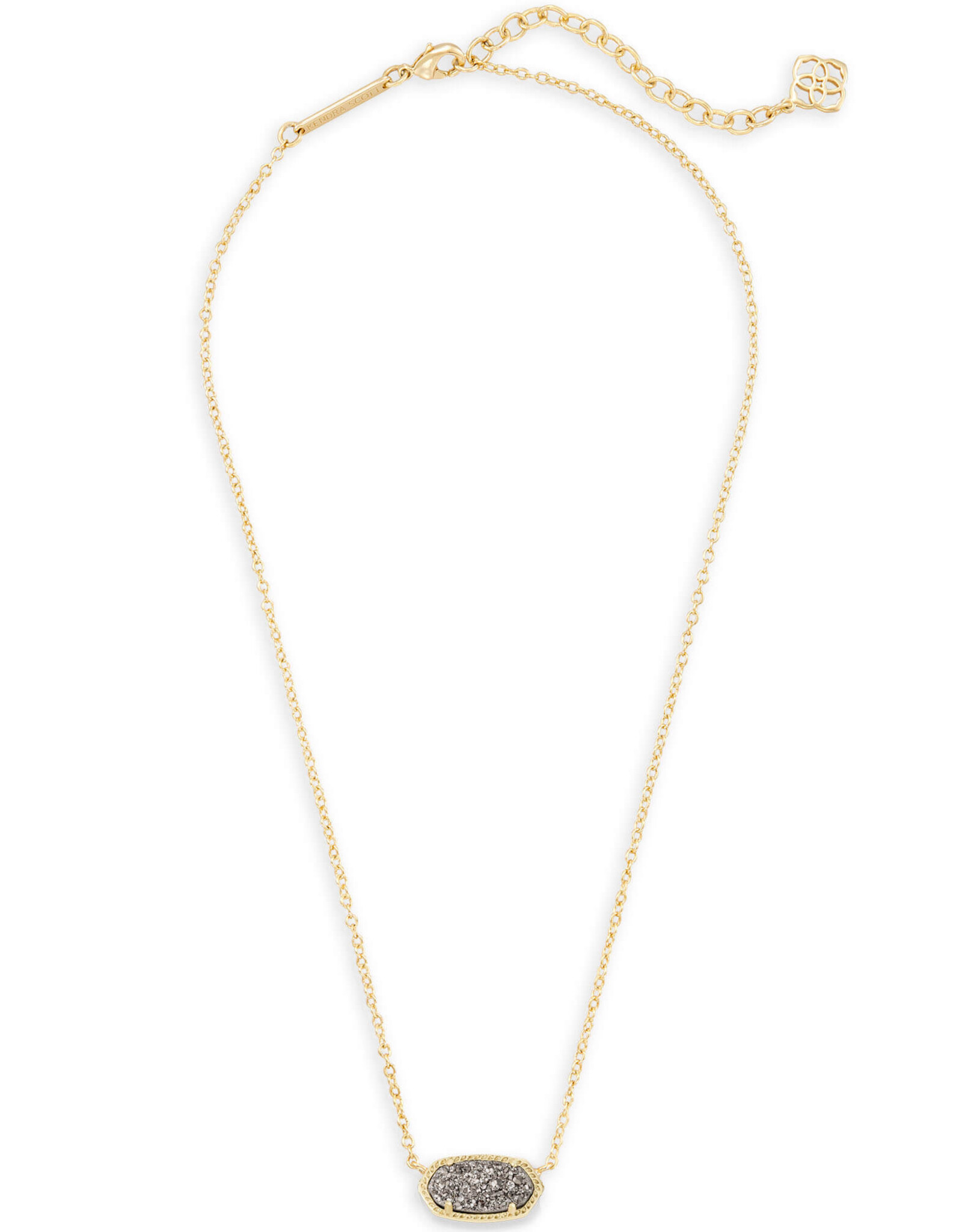 Necklace Elisa Gold Platinum Drusy