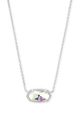 Necklace Elisa RHOD Dichroic Glass