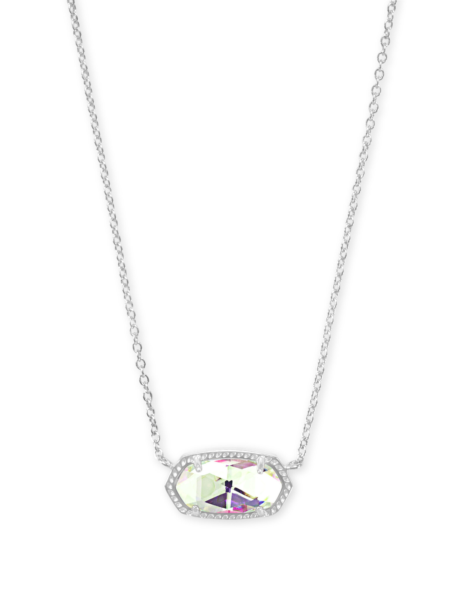 Necklace Elisa RHOD Dichroic Glass