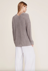 CozyChic Cable Button Cardi Beach Rock