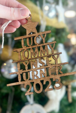Personalized Christmas Tree Name Ornament