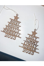 Personalized Christmas Tree Name Ornament