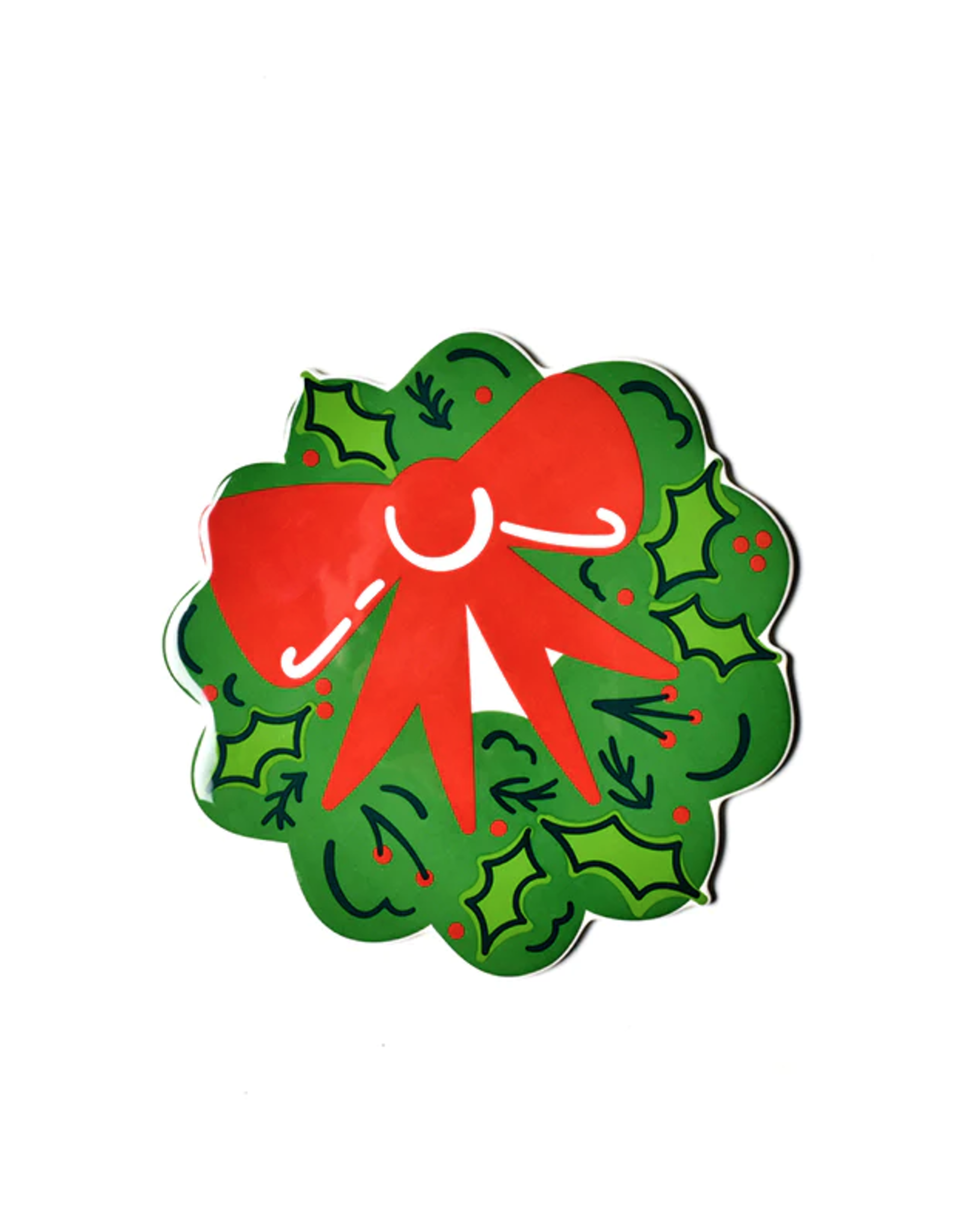 Big Attachment Holly Wreath
