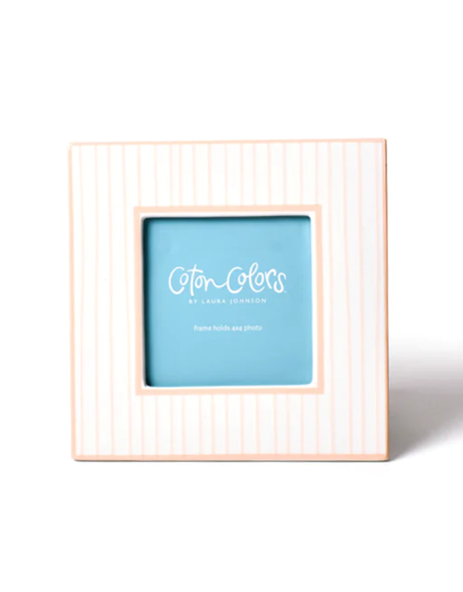 Frame Pinstripe Square Pink