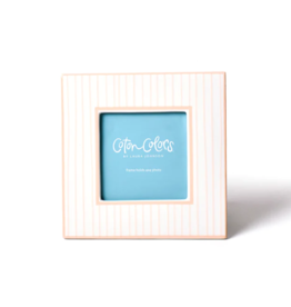 Frame Pinstripe Square Pink Frame Pinstripe Square Pink