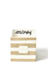 Mini Nesting Cube MD Neutral Stripe