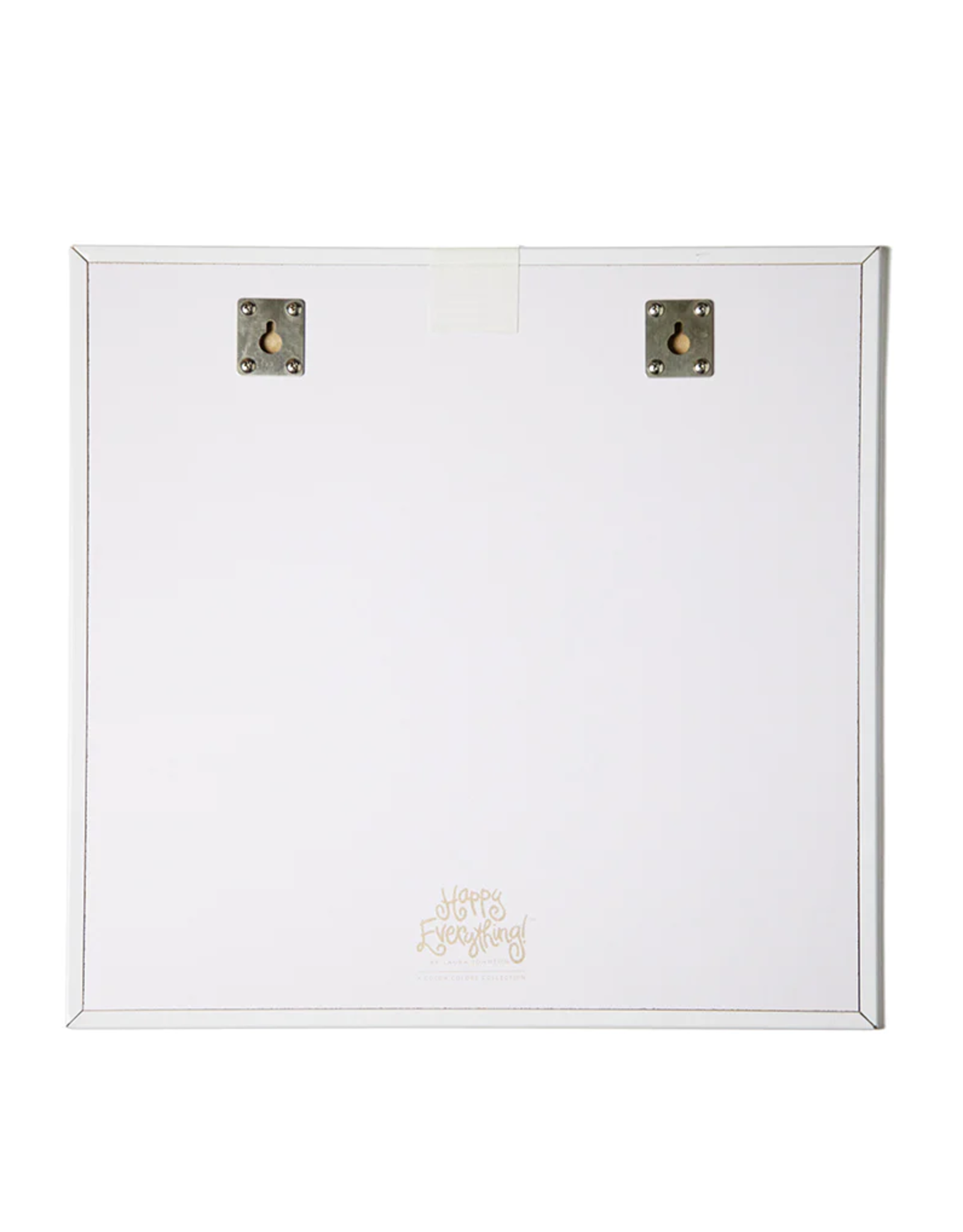 Magnetic Dry Erase Wall Calendar w/Gold Frame Attachment & Month Inserts