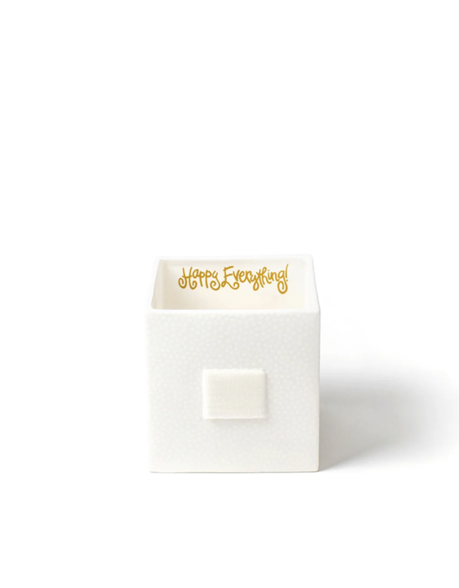 Mini Nesting Cube Medium White SM Dot