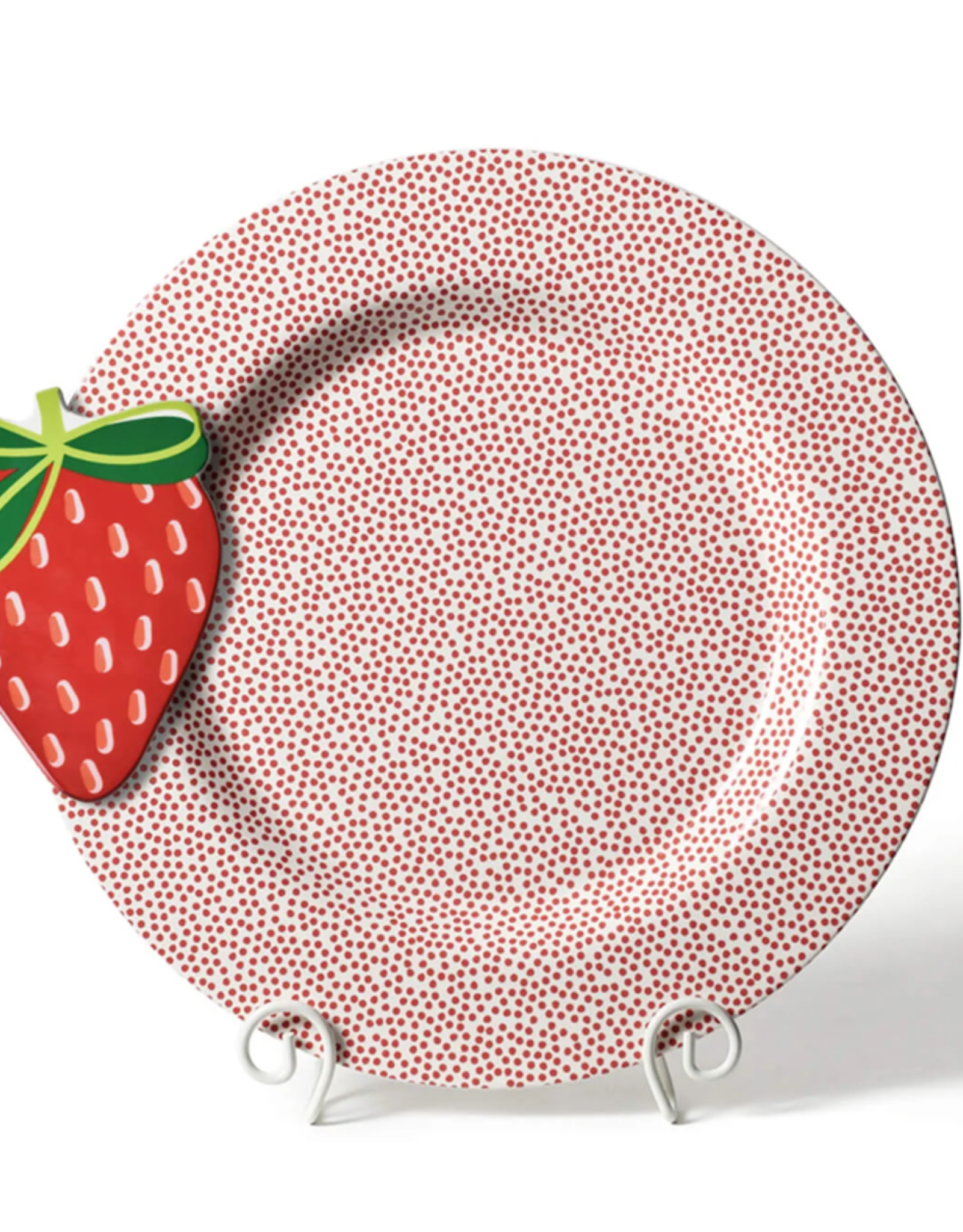 Big Entertaining Platter Small Dot Red
