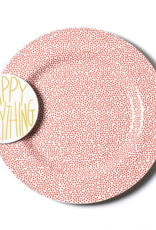 Big Entertaining Platter Small Dot Red