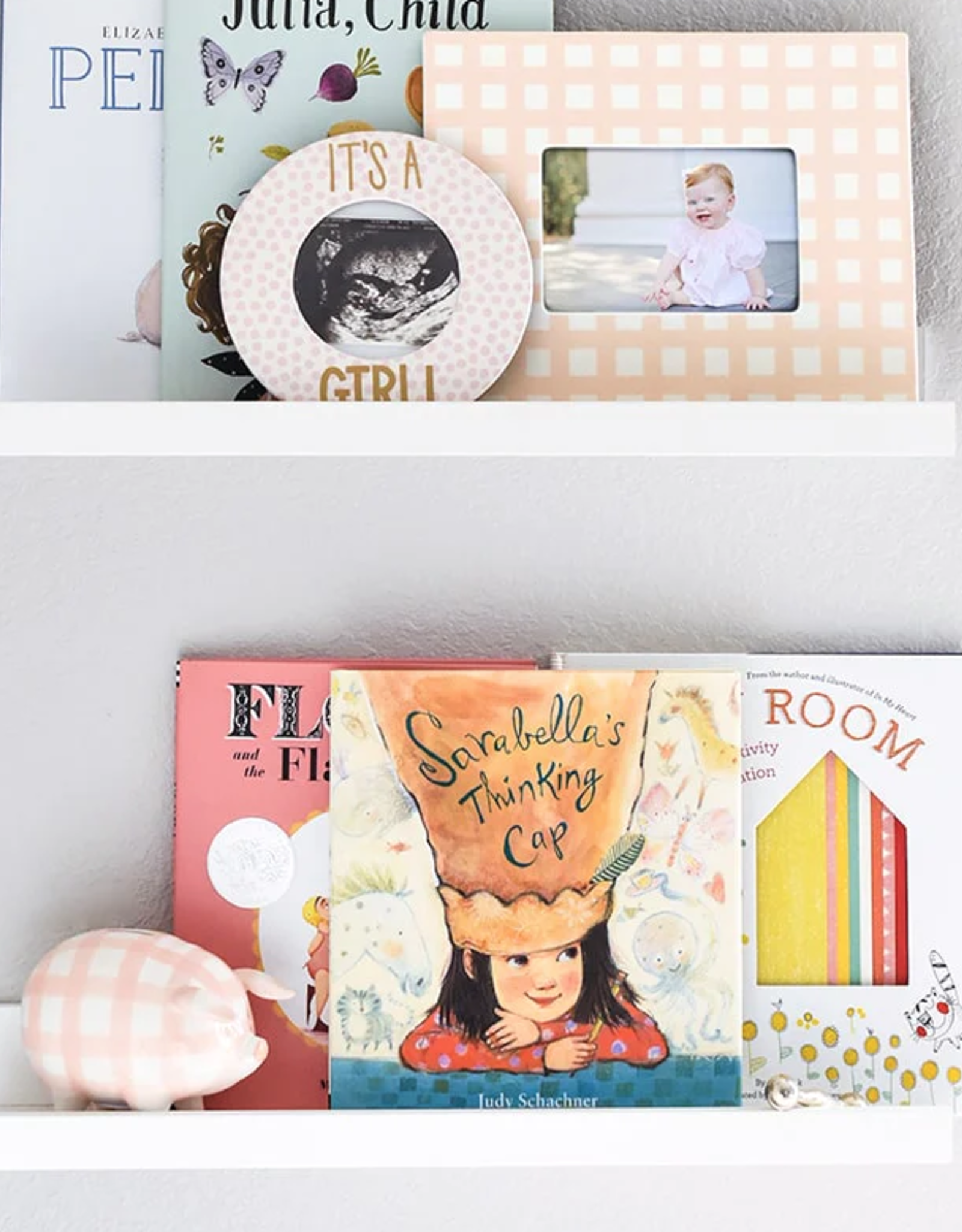 Piggy Bank Gingham Pink