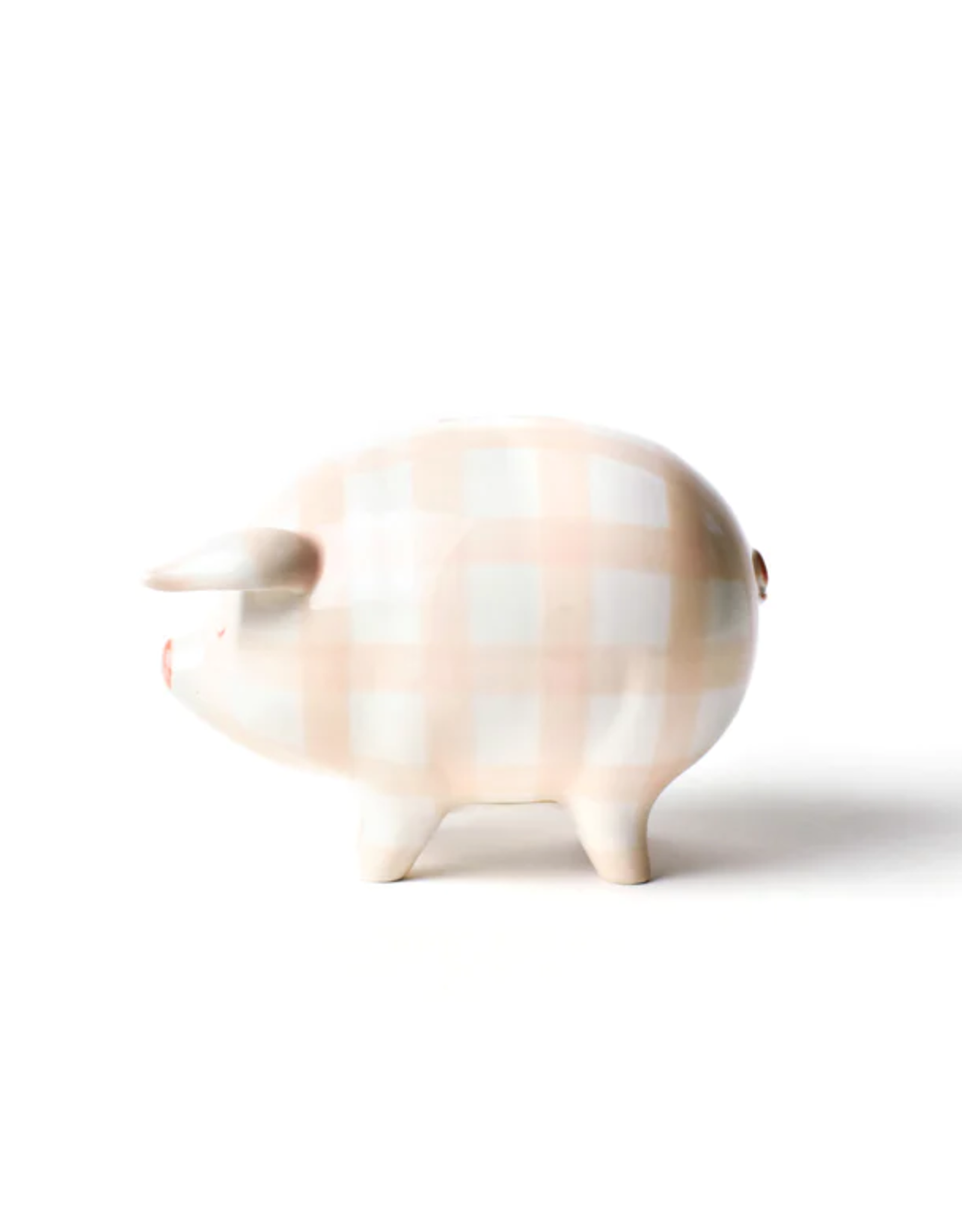 Piggy Bank Gingham Pink