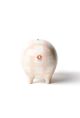 Piggy Bank Gingham Pink