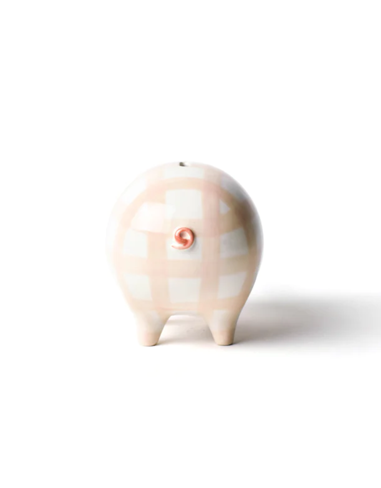 Piggy Bank Gingham Pink