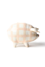 Piggy Bank Gingham Pink