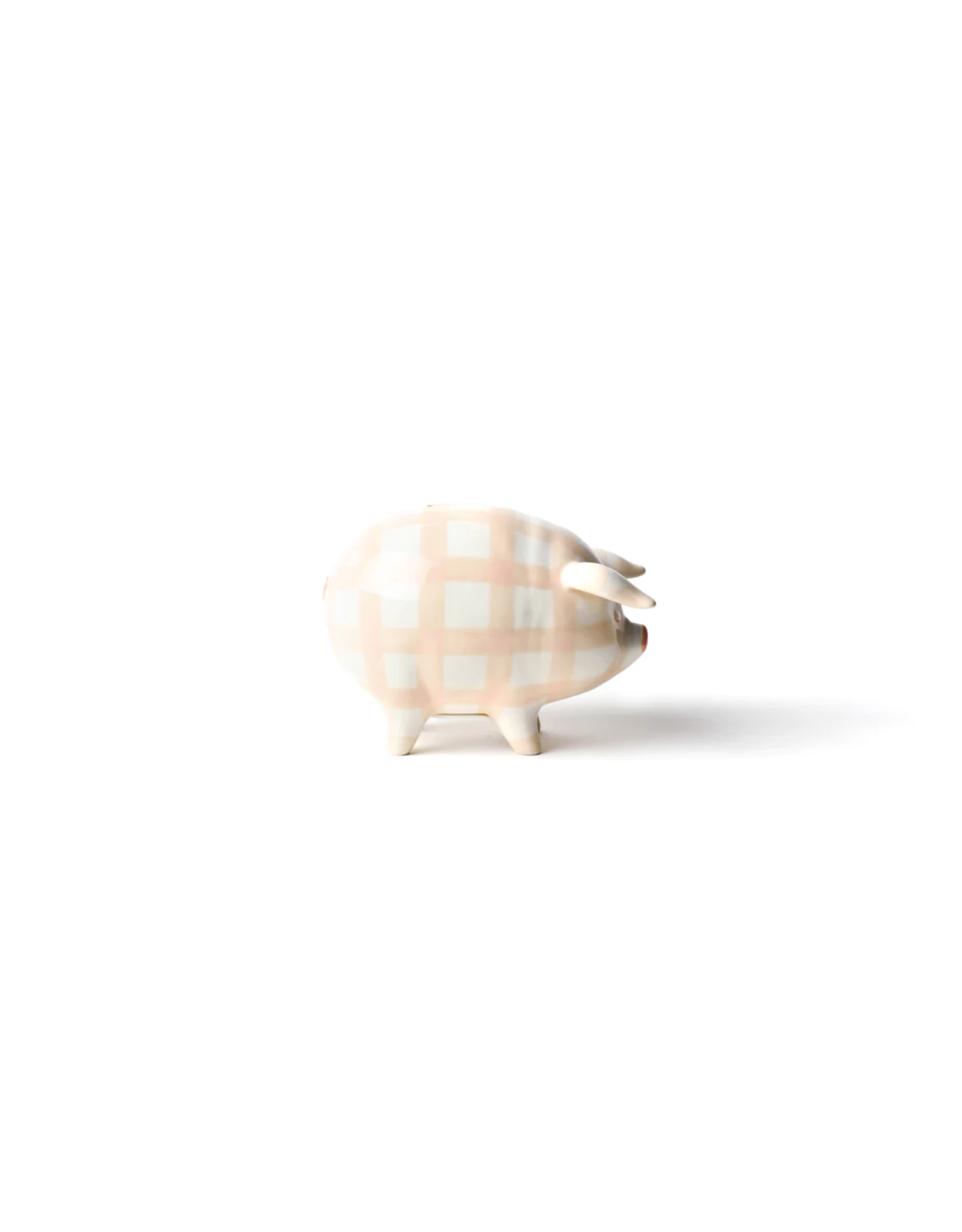 Piggy Bank Gingham Pink