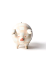 Piggy Bank Gingham Pink
