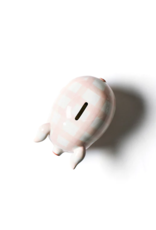 Piggy Bank Gingham Pink