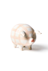 Piggy Bank Gingham Pink