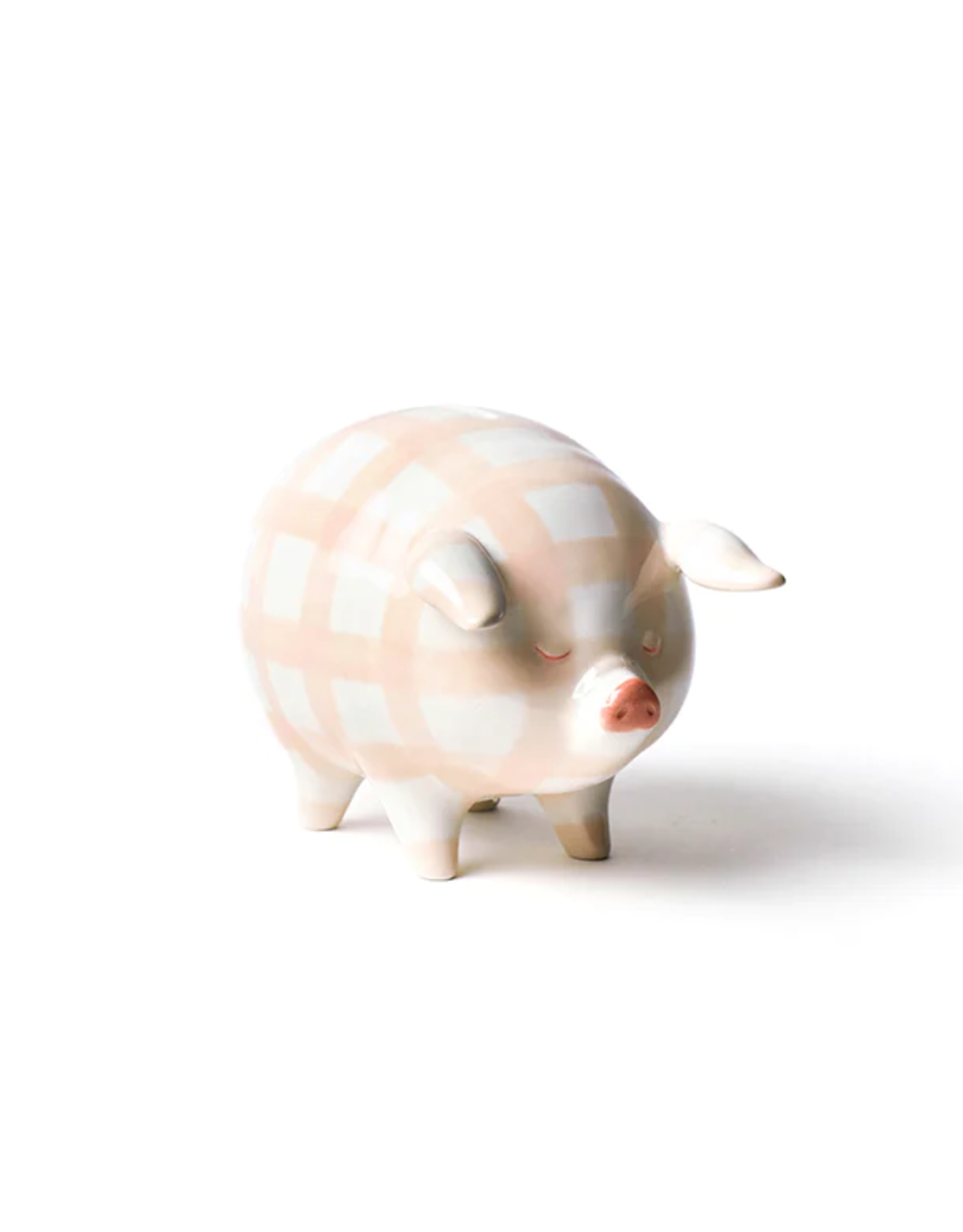 Piggy Bank Gingham Pink