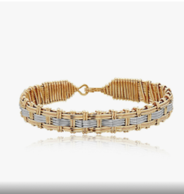 Bracelet Lady Gold/Silver 7.5