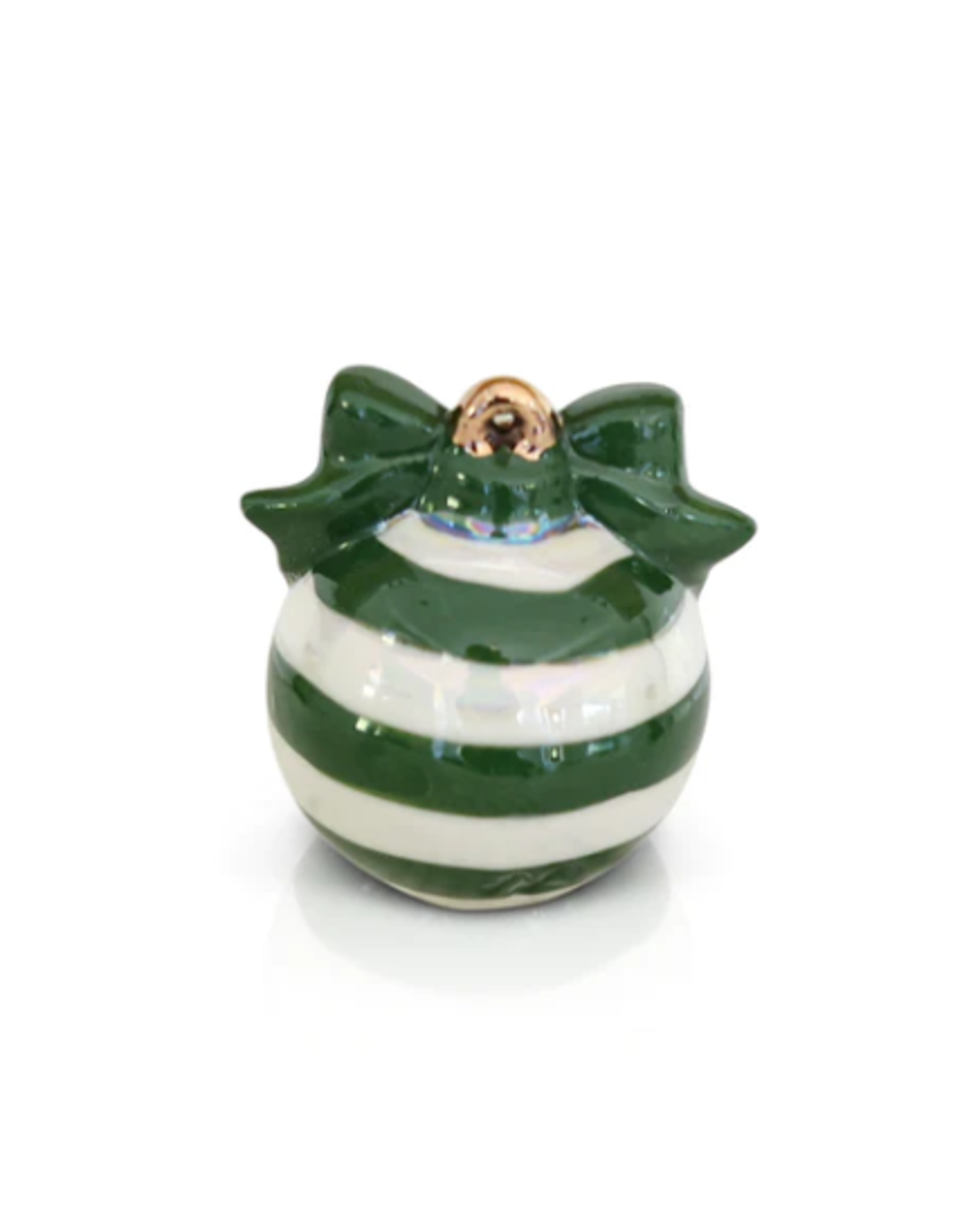 Mini Deck The Halls Green Ornament