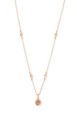 Necklace Nola Short Pendant RSG Rose Gold Drusy