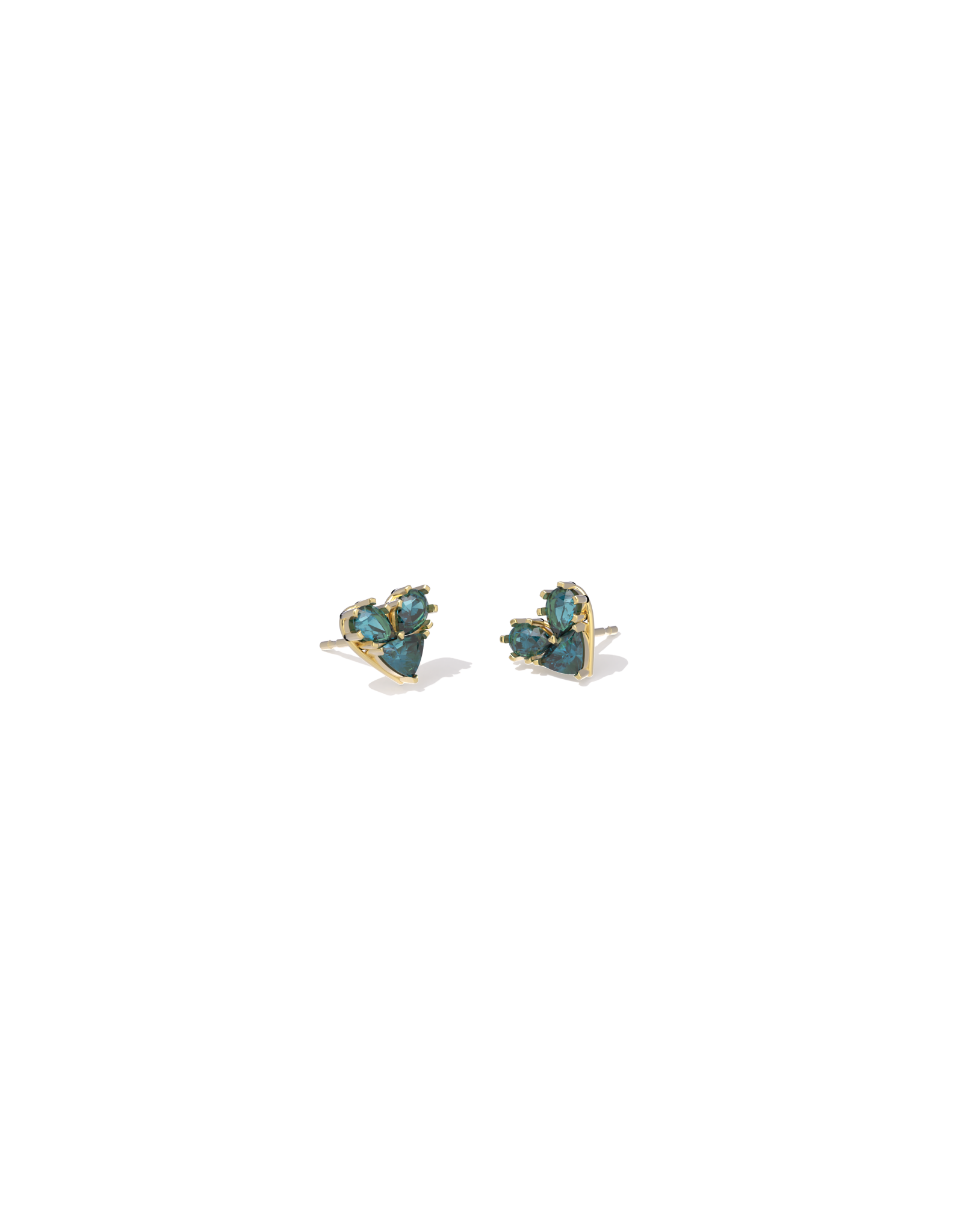 KATY HEART STUD EARRINGS