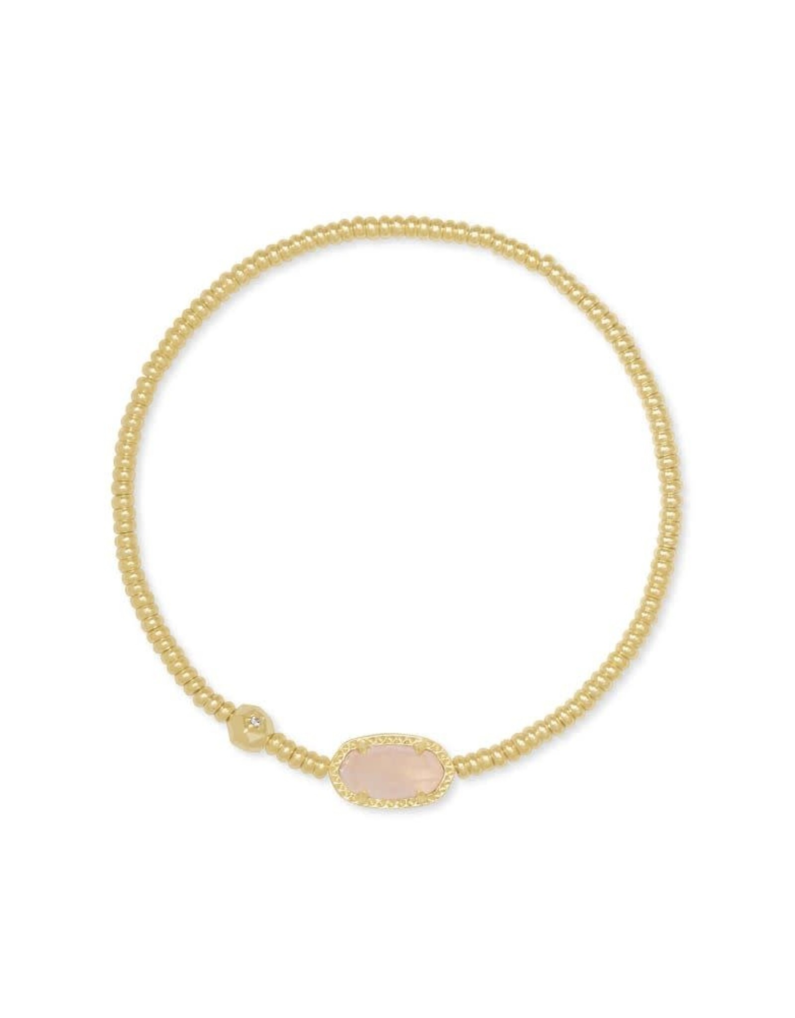 Bracelet Grayson Stretch Gold Rose Quartz
